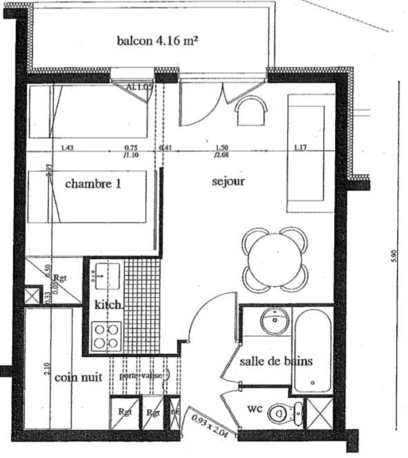 Pied Des Pistes, 2 Pieces, 6Pers, Piscine Et Sauna Risoul Luaran gambar